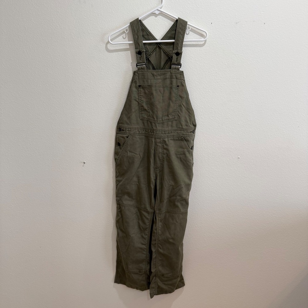 Patagonia Worn Wear Hemp Canvas Bib Overalls Olive Green Utility Mens Small